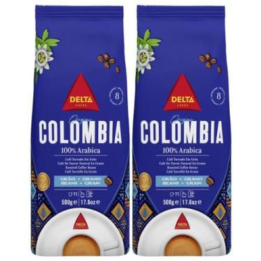 Imagem de Kit 2 Café Gourmet Delta Q Torrado Em Grão Pacote 500G