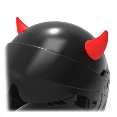 Imagem de Kit Par De Chifres Chifrinhos Diabinho Capacete Moto Fantasia - Sculpy