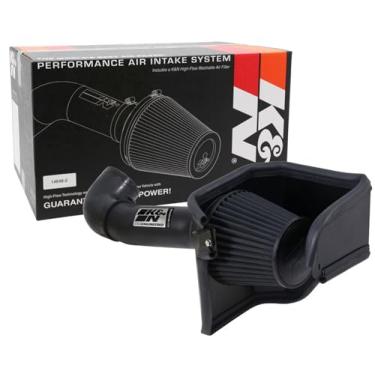 Imagem de K&N Kit de admissão de ar frio: Alto desempenho, aumentar a potência: Compatível com Dodge/Chrysler 2005-2019 (Challenger, Charger, Magnum, 300, 300C) V8, 71-1542