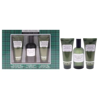 Imagem de Perfume Geoffrey Beene Grey Flannel, 3 peças, conjunto de presente de 120 ml EDT