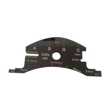 Imagem de Generic Modelo de Reparo de Ponte de Violoncelo 4/4, Modelo de Artesanato de Ponte de Instrumento, Ferramenta de Reparo de Escala