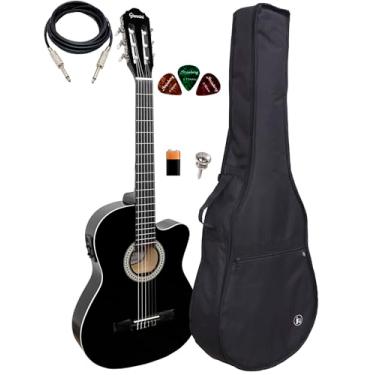 Imagem de Violão Giannini Start Nf-14 Ceq Bk + Capa Reforçada