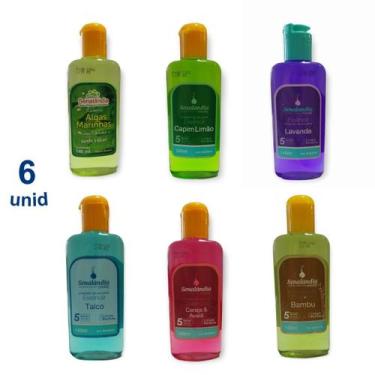 Imagem de 6 Limpador Desinfetante Essência 140ml Lavanda Talco Cereja Avelã Bamb