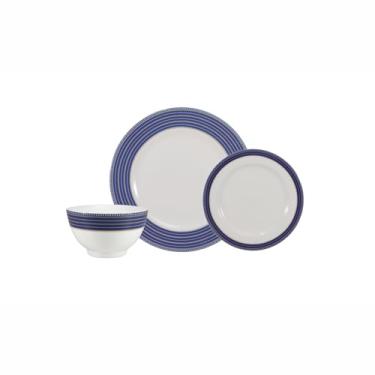 Imagem de Serviço de 18 Peças com Bowl em Porcelana, Decoração Paula, Porcelana Schmidt