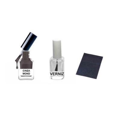 Imagem de Tinta Retoque Tira Risco Carro Chevrolet - Cinza Mond - Jhow Adesivos