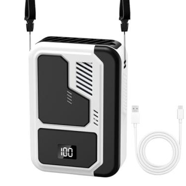 Imagem de Ventilador De Cintura - Ventilador De Cinto Para Usar Sob Camisa,Cooler De Ar Com Display Digital, Aparelho Silencioso Com 3 Velocidades Para Pai, Marido, Namorado, Mãe