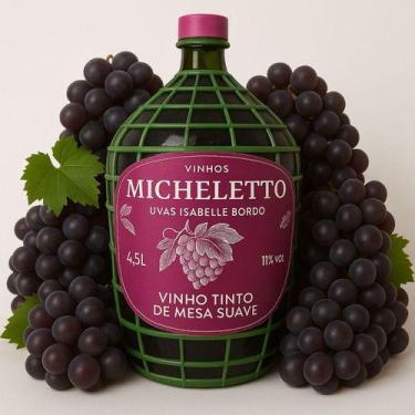 Imagem de Vinho Tinto Suave Niágara Micheletto Garrafão 4,6l