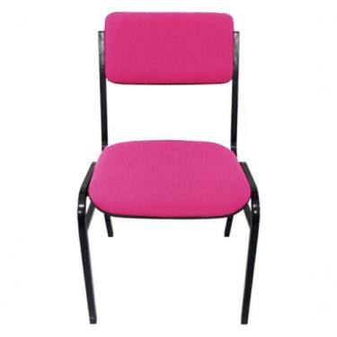 Imagem de Cadeira Empilhável Para Auditórios Linha Hotel Smart Rosa - DESIGN OFF