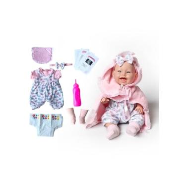 Imagem de Bebe Reborn Boneca Realista Silicone Com Itens Pode Banho