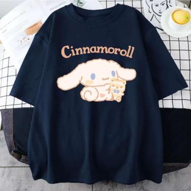 Imagem de Camiseta Cinnamoroll Unissex - sneko, Azul, G