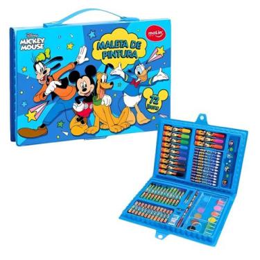 Imagem de Brinquedo Maleta De Pintura Mickey Disney 72 Peças Molin - MOLIN DO BR
