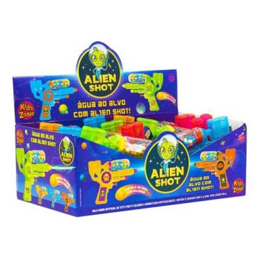 Imagem de Lancador De Agua Com Pastilhas Kids Alien Shot 12x14g - Kids Zone