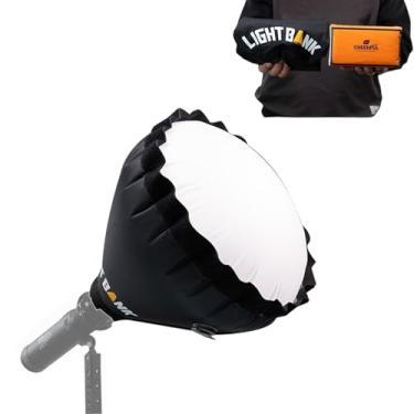 Imagem de Flynoodle AIR Dome 40 Mini Softbox, Softbox inflável leve para fonte de luz de 100 W ou abaixo e capa padrão para indústria de 8 a 10 cm, design de válvula de ar dupla, sem esqueleto, sem barra de aço