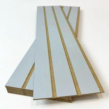 Imagem de Painéis Ripados Autocolantes 50cm/11cm! (40, Azul Claro)