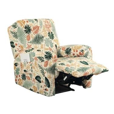 Imagem de Eco-Ancheng Capas reclináveis para poltronas reclináveis elásticas, 4 peças, capas reclináveis para sofá, antiderrapante, capas protetoras de móveis para animais de estimação, 09