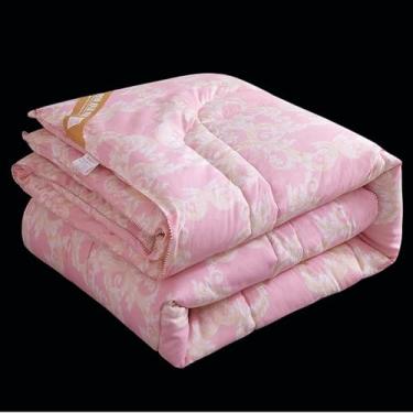 Imagem de Edredom Sem Capa King Size, Colcha Dupla 10,5 Tog, Edredom De Verão Fresco, Edredom De Microfibra Premium Macio Preenchido Com Fibra Oca Para Estação Quente, Pink, 150x200cm (2.5kg)