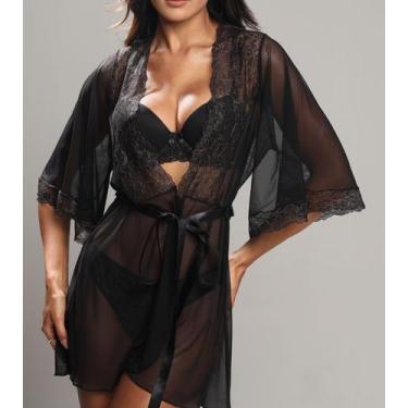 Imagem de Hobby em renda ref.3525 - LEDS INTIMA, Preto, M