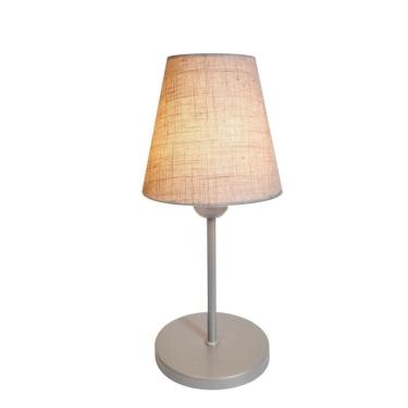 Imagem de Abajur Cabeceira Para Quarto Cone Vivare Md-2005 Cúpula em Tecido Cone - Bivolt