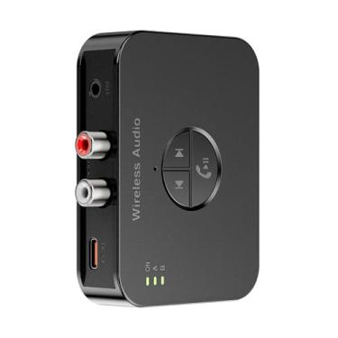 Imagem de Receptor de áudio Bluetooth 5.4 atualizado para estéreo/alto-falantes domésticos, RCA/AUX/Tipo-C/USB