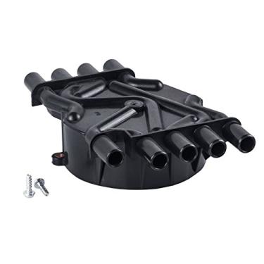Imagem de MAS Tampa do distribuidor de ignição compatível com GMC Chevrolet Trucks V6 4.3L Vortec 1996-2005 Astro Blazer 1996-2001 Jimmy e mais Substitua DR475 DR331 D465 D328A 10452457 10452458