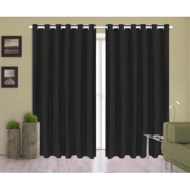 Imagem de Cortina Blackout Corta Luz 2,80 X 2,00 Antimofo Sala Quarto Cozinha Ev