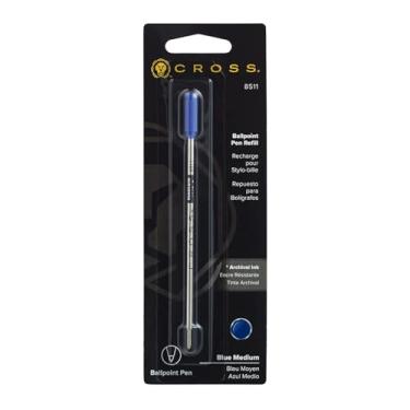 Imagem de Recarga de caneta esferográfica média azul cruz