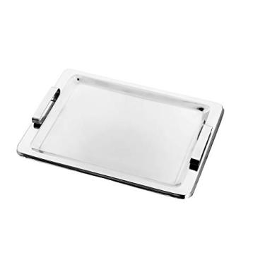 Imagem de BANDEJA C/ALÇA DE AÇO INOX PRIME 40x28cm