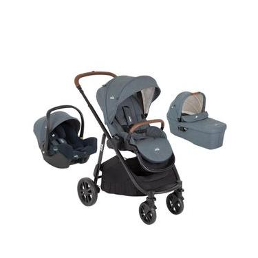 Imagem de Carrinho De Bebê Versatrax E Travel System TRIO Azul Lagoon Joie