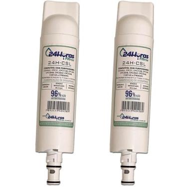 Imagem de Kit 2 Filtro Refil Consul Compatível Purificador Cpc 30 35 - 24 Horas 