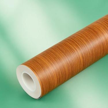 Imagem de Papel de Parede Adesivo Madeira Lisa, 45cm x 5m, PVC Autoadesivo, Decorativo para Paredes e Móveis