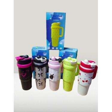 Imagem de Copo termico inox com alça 1200ml tomate ak-1025