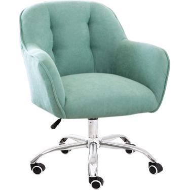 Imagem de Cadeira De Escritório Giratória, Almofada Grossa Flexível, Giratória Ajustável Giratória, Cadeira Ergonômica Para Adultos E Crianças Para Escritório Em Casa, Blue