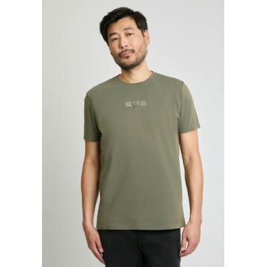 Imagem de Camiseta Docthos Slim Manga Curta Estampa Coroa em Retângulos, 145 org