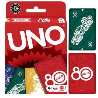 Imagem de Jogo de Cartas Uno 80th Mattel Ruby Red - Oficial