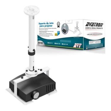 Imagem de Suporte Datashow Teto Articulado Inclinado 360º Original Nf - AVT