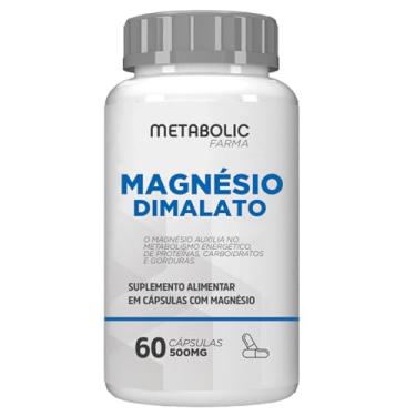 Imagem de Magnesio Dimalato - 500Mg - 60 Cápsulas - Metabolic Farma