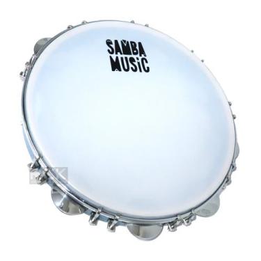 Imagem de Pandeiro Madeira PHX 12 Profissional PD12 LE Samba Music, PD12 Azul