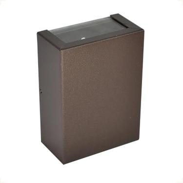 Imagem de 2X Arandela Alumínio 2 Focos Externa + 5W 6205 Lâmpada Halop