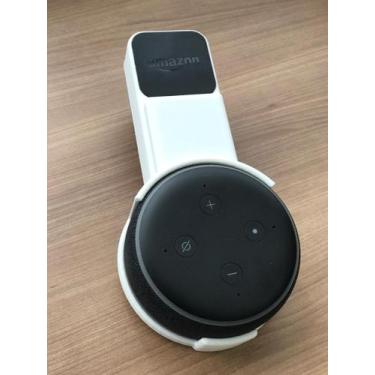 Imagem de Suporte De Tomada Para Alexa 3 Geração - Super 3D, Branco
