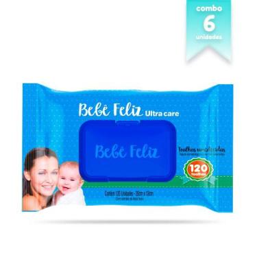 Imagem de 6 Pacotes Toalhas Umedecidas Premium 50fls  Turma Do Soninho