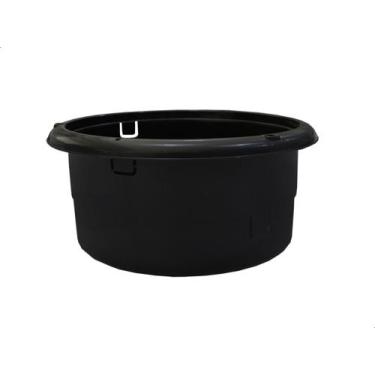 Imagem de Vaso de flor Cachepot para Orquidea Plastico N19 - Preto - JORANI