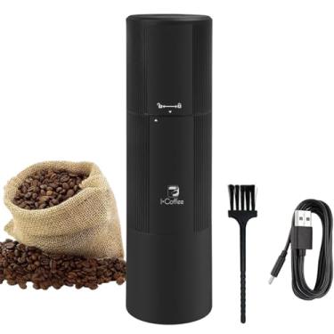 Imagem de iCoffee Moedor De Café Elétrico Premium Portátil, Recarregável USB, Compacto Para Viagens E Escritório