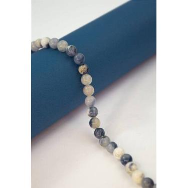 Imagem de Fio de Pedra Sodalita Natural 8mm - Ideal para Bijuterias e Semijoias 