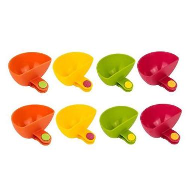 Imagem de 8pcs tempero sortido salada de açúcar molho de tomate pratos cozinha c