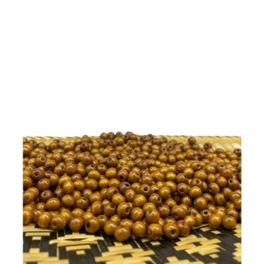 Imagem de 100 Gramas Contas de Madeira Premium - 8mm aprox 580 peças - Montagem 