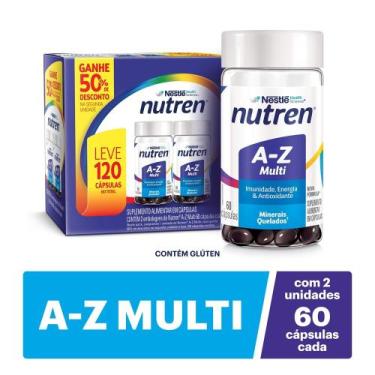 Imagem de Suplemento Alimentar Nutren A-z Multivitamínico 120 Cápsulas