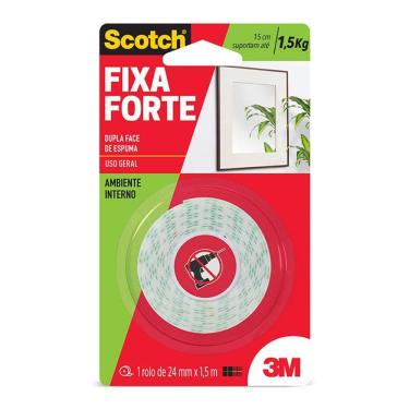 Imagem de Fita dupla face espuma banana 24mmx1,5m 3M