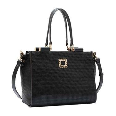 Imagem de Bolsa Feminina de Mão Chenson CG85061 Original Perolado Chic, Preto