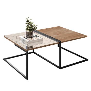 Imagem de Mesa de Centro Decorativa Smart Estilo Industrial Demolição - Desk Design
