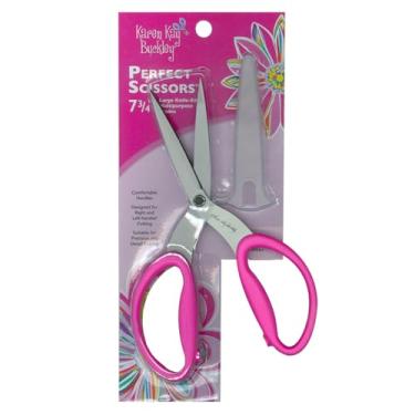 Imagem de Karen Kay Buckley® Perfect Scissors™, grande 19 cm #KKB027 Lâminas de aço inoxidável multiuso com borda de faca para qualquer projeto de tesoura. Aplique, corte de tecido, acolchoamento, costura